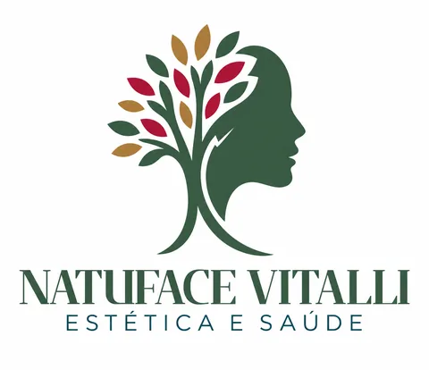 Logo da Natuface Vitalli, estética e saúde